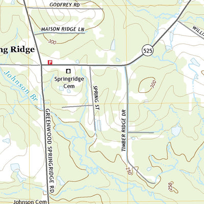 United States Geological Survey Spring Ridge, LA (2020, 24000-Scale) digital map