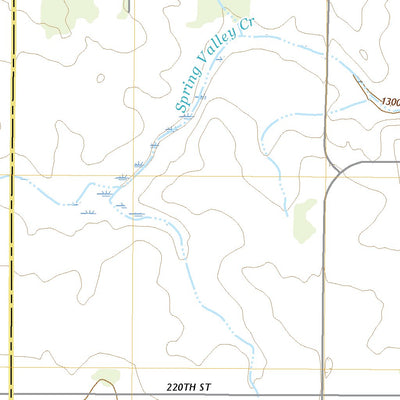 United States Geological Survey Spring Valley, MN (2022, 24000-Scale) digital map
