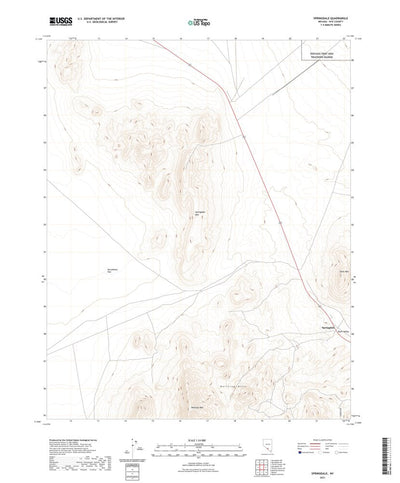 United States Geological Survey Springdale, NV (2021, 24000-Scale) digital map