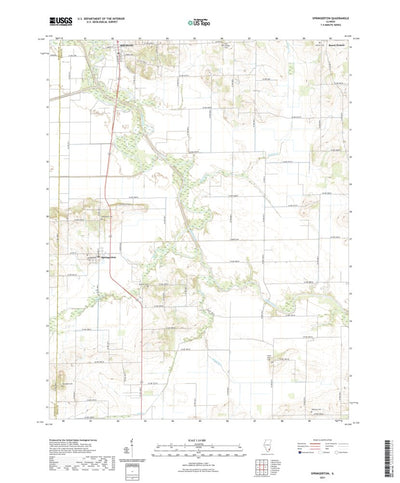 United States Geological Survey Springerton, IL (2021, 24000-Scale) digital map