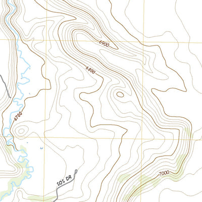 United States Geological Survey Springerville, AZ (2021, 24000-Scale) digital map
