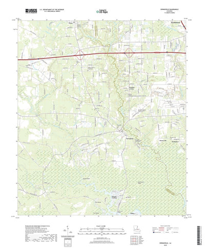 United States Geological Survey Springfield, LA (2020, 24000-Scale) digital map
