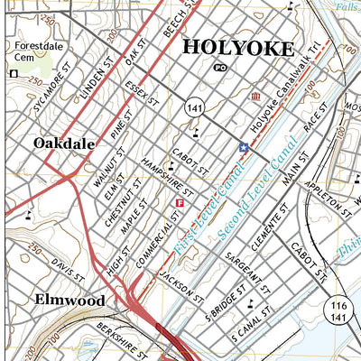 United States Geological Survey Springfield North, MA (2021, 24000-Scale) digital map