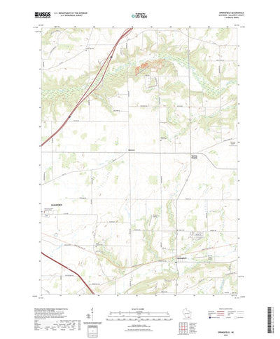 United States Geological Survey Springfield, WI (2022, 24000-Scale) digital map