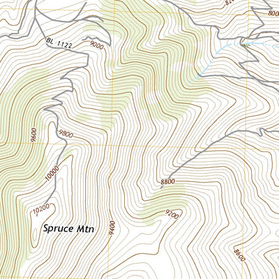 United States Geological Survey Spruce Mountain, NV (2021, 24000-Scale) digital map