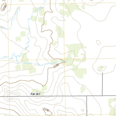 United States Geological Survey Spur NW, TX (2022, 24000-Scale) digital map