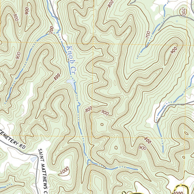 United States Geological Survey Spurlington, KY (2022, 24000-Scale) digital map