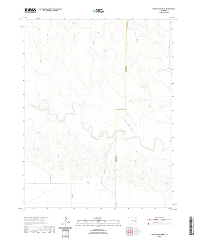United States Geological Survey Stacy Lakes Draw, CO (2022, 24000-Scale) digital map