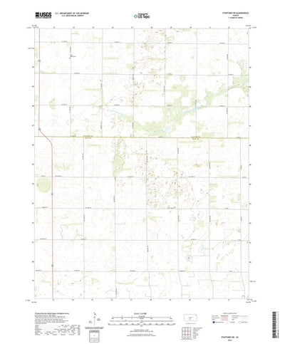 United States Geological Survey Stafford SW, KS (2022, 24000-Scale) digital map