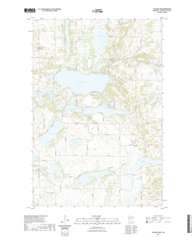 United States Geological Survey Stalker Lake, MN (2022, 24000-Scale) digital map