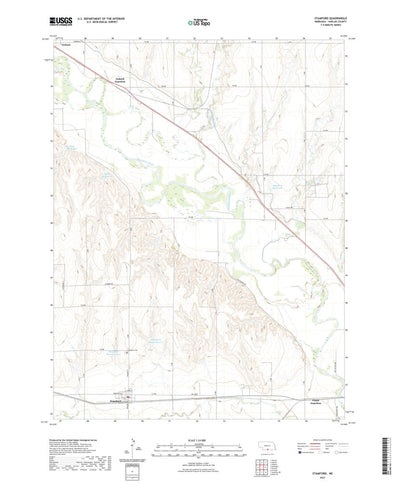 United States Geological Survey Stamford, NE (2021, 24000-Scale) digital map