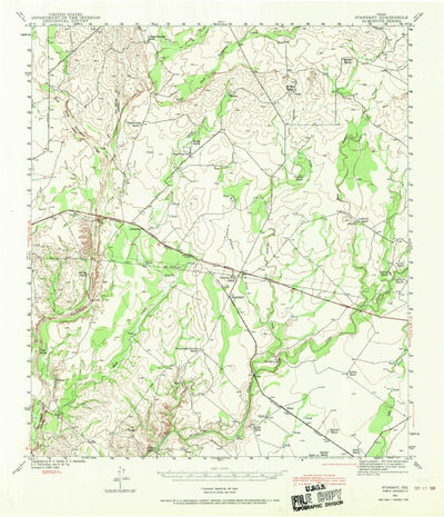 United States Geological Survey Standart, TX (1941, 62500-Scale) digital map
