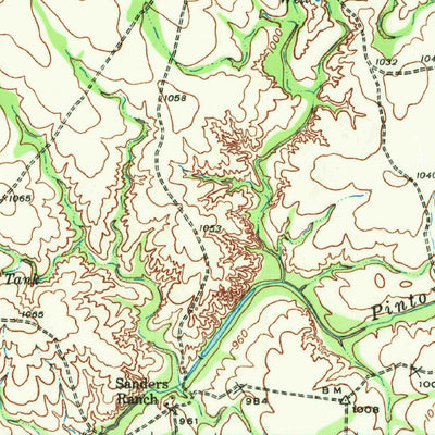 United States Geological Survey Standart, TX (1941, 62500-Scale) digital map