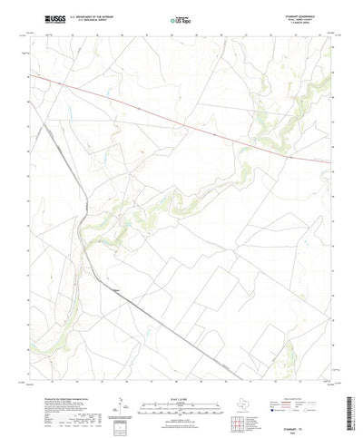 United States Geological Survey Standart, TX (2022, 24000-Scale) digital map