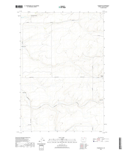 United States Geological Survey Stanfield SE, OR (2020, 24000-Scale) digital map