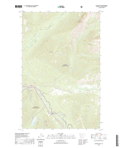United States Geological Survey Stanton Lake, MT (2020, 24000-Scale) digital map