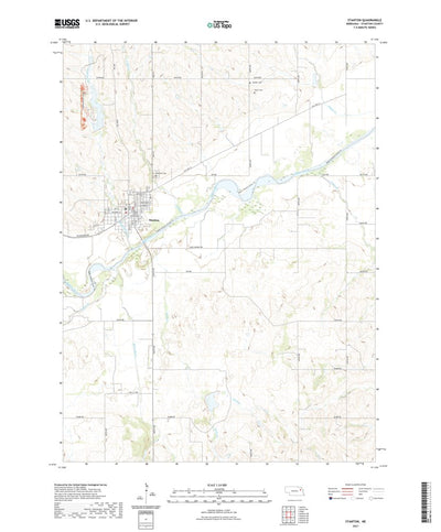 United States Geological Survey Stanton, NE (2021, 24000-Scale) digital map