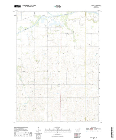 United States Geological Survey Stanton NE, NE (2021, 24000-Scale) digital map
