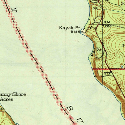 United States Geological Survey Stanwood, WA (1943, 62500-Scale) digital map