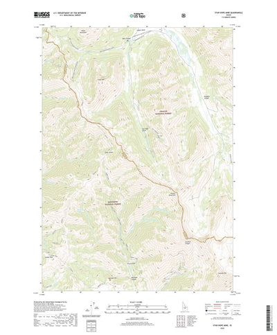 United States Geological Survey Star Hope Mine, ID (2020, 24000-Scale) digital map