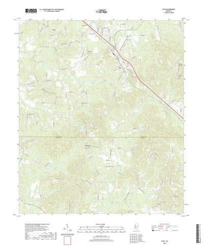 United States Geological Survey Star, MS (2020, 24000-Scale) digital map