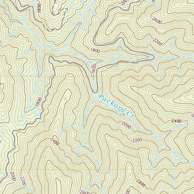 United States Geological Survey Starvout Creek, OR (2020, 24000-Scale) digital map