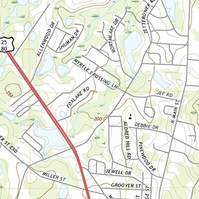 United States Geological Survey Statesboro, GA (2020, 24000-Scale) digital map