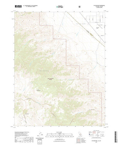 United States Geological Survey Station Peak, CA (2021, 24000-Scale) digital map