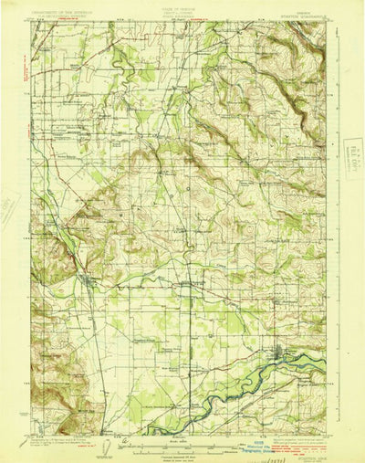 United States Geological Survey Stayton, OR (1925, 62500-Scale) digital map