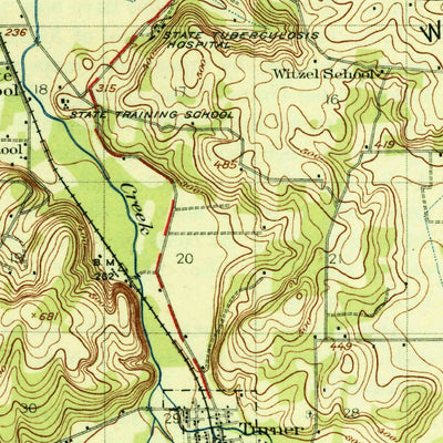 United States Geological Survey Stayton, OR (1925, 62500-Scale) digital map