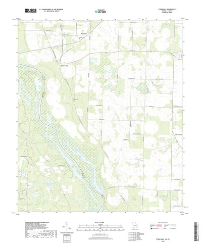 United States Geological Survey Steam Mill, GA (2020, 24000-Scale) digital map