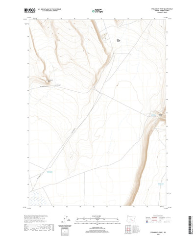 United States Geological Survey Steamboat Point, OR (2020, 24000-Scale) digital map