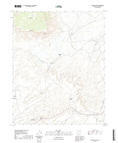 United States Geological Survey Steamboat Rock, AZ (2021, 24000-Scale) digital map