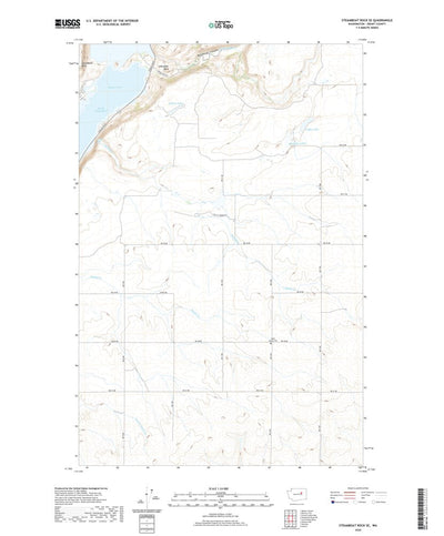United States Geological Survey Steamboat Rock SE, WA (2020, 24000-Scale) digital map