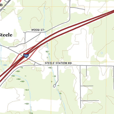 United States Geological Survey Steele, AL (2020, 24000-Scale) digital map