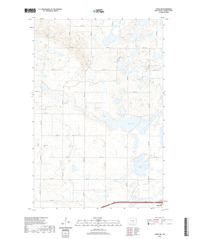 United States Geological Survey Steele NE, ND (2020, 24000-Scale) digital map