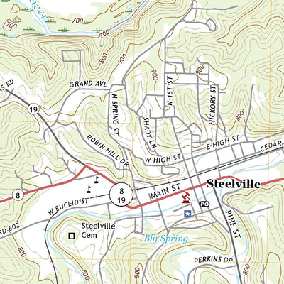 United States Geological Survey Steelville, MO (2021, 24000-Scale) digital map