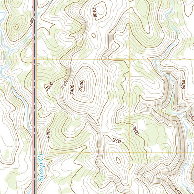 United States Geological Survey Steep Creek Bench, UT (2020, 24000-Scale) digital map