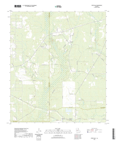 United States Geological Survey Steep Gully, LA (2020, 24000-Scale) digital map