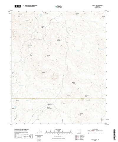 United States Geological Survey Steeple Rock, NM (2020, 24000-Scale) digital map