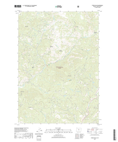 United States Geological Survey Steins Pillar, OR (2020, 24000-Scale) digital map