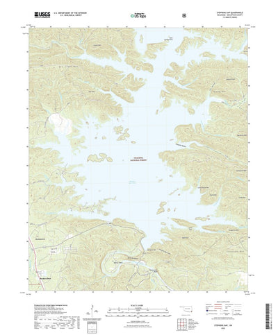 United States Geological Survey Stephens Gap, OK (2022, 24000-Scale) digital map