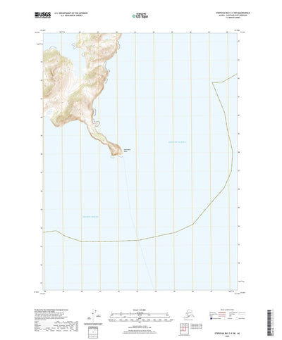 United States Geological Survey Stepovak Bay C-5 SW, AK (2020, 25000-Scale) digital map