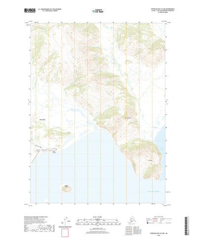 United States Geological Survey Stepovak Bay D-4 NE, AK (2020, 25000-Scale) digital map