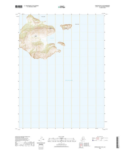 United States Geological Survey Stepovak Bay D-4 SE, AK (2020, 25000-Scale) digital map