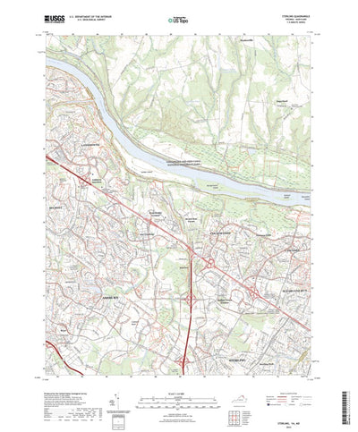 United States Geological Survey Sterling, VA (2022, 24000-Scale) digital map