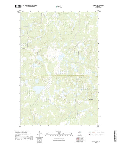 United States Geological Survey Stewart Lake, MN (2022, 24000-Scale) digital map