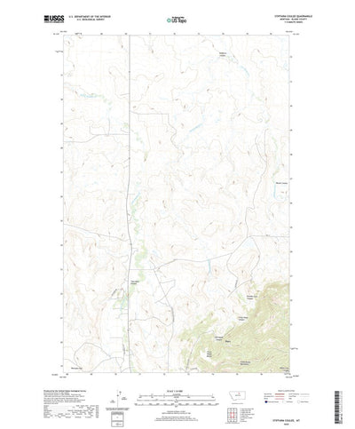 United States Geological Survey Stiffarm Coulee, MT (2020, 24000-Scale) digital map