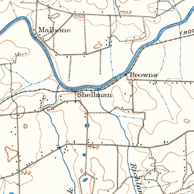 United States Geological Survey Stilesboro, GA (1908, 62500-Scale) digital map