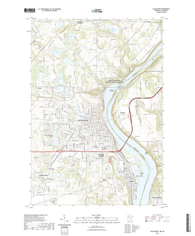 United States Geological Survey Stillwater, MN (2022, 24000-Scale) digital map